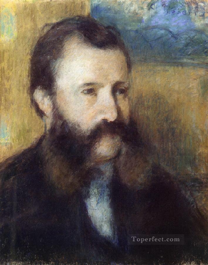 portrait of monsieur louis estruc Camille Pissarro Oil Paintings